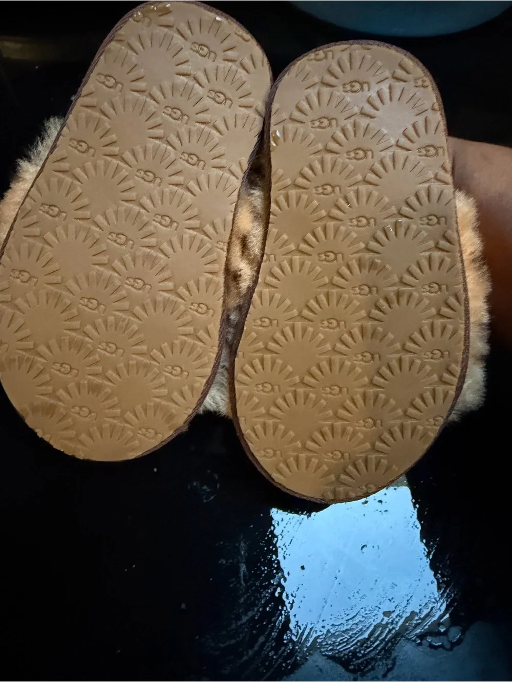 UGG Chestnut Plush Slip-On Slippers